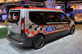 Automotiveblogz Ford Transit Connect Customs Sema 2013 Photos Ford Transit Ford Van Transit Custom
