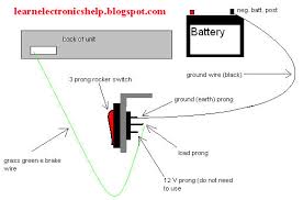 The diagram below represents the schematic diagram for a spst rocker switch: Wiring Diagram For 3 Way Rocker Switch