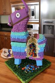 Fortnite Loot Llama Cake Geburtstagskuchen Fur Jungen Kinder Geburtstag Torte Kinder Geburtstagsideen