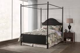 Super king gothic dead black mahogany wood four poster minimalist canopy bed. Buy Hillsdale Furniture Cumberland Black Metal Canopy King Bed Online In India 56274126