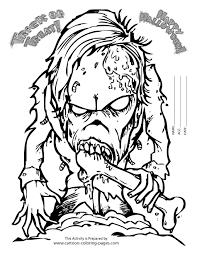 Hundreds of free spring coloring pages that will keep children busy for hours. Scary Halloween Coloring Pages Coloring Library