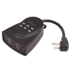 Westek 3 Outlet Plug In Countdown Lighting Timer Lowes Com Digital Timer Timer Battery Operated Lights