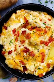 Cheddar Garlic Mashed Potato Casserole The Recipe Critic Garlic Mashed Potatoes Recipe Garlic Mashed Potatoes Cheesy Mashed Potatoes Recipe