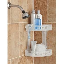 Mainstays Corner Shower Caddy Frosted Walmart Com Corner Shower Caddy Corner Shower Shower Caddy