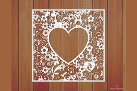 Stories by freepik free editable illustrations. Floral Heart Frame Cut File For Kids Graphic By Diycuttingfiles Creative Fabrica