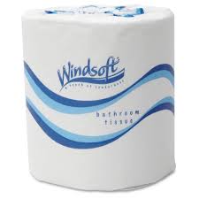 Windsoft Embossed Bath Tissue 2 Ply 500 Sheets Roll 48 Rolls Carton Tissue Pack Bathroom Tissue