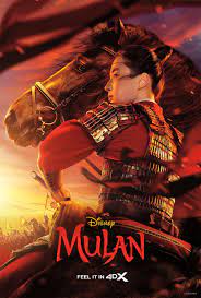 Mulan 2020 Official Poster 4dx Mulan Movie Mulan Watch Mulan