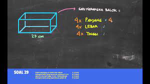 Cara mencari barisan dan deret geometri. Belajar Menentukan Jumlah Rusuk Balok Youtube