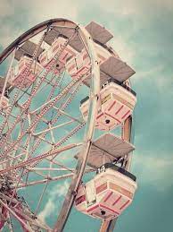 It also includes a suction cup that holds the toy in place on high chairs and other smooth surfaces to make it easy to spin and strengthen motor skills. Ferris Wheel Art Print Nuada Art Com Picture Collage Wall Photo Wall Collage Pastel Pink Aesthetic