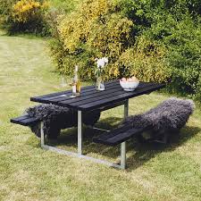 Flexanex det unikke redskabsrum og havehus konceptflexanex er et modulopbygget system til bygning af ekstra rum i. Hortus Bord Baenkesaet Frigg Sort 175x140x75 Cm Bauhaus