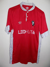 10 am to 6 pm sun: Salford City Home Football Shirt 2015 2016 Sponsored By Ledhut