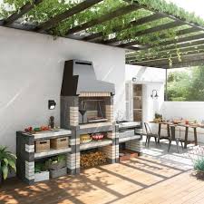Disfruta Tu Jardin Con Todo Tipo De Soluciones En Barbacoas Asadores De Patio Barbacoa De Ladrillo Patios Traseros