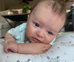 2 months of living in Wally's world! Wally is 11 lbs 14.5 oz and 23.5  inches long. He gained 4 pounds and grew 3 inches in a month👀 he loves to  smile