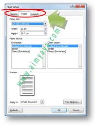Cara Membuat Ukuran Kertas Folio F4 Di Microsoft Word Cara Aimyaya Cara Semua Cara