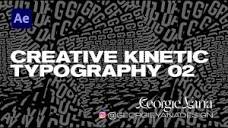 Creative Kinetic Typography 02 | After Effects Tutorial - YouTube