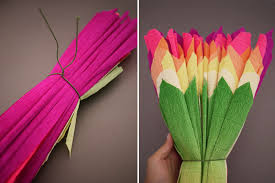 Paper flowers backdrop salon susleri pinterest paper flowers. Colorful Wedding Diy Project Reception Decor Crepe Paper Flowers 8