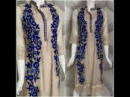 With the modernization and technology advancement, machine machine embroidery is popular as it is not as expensive as handwork is, yet handmade embroidery designs for kurtis is also quite in demand due. Beautiful Embroidery Designs For Suits Embroidery Kurti Pattern Kurta Embroidery Neck Design 2018 Youtube