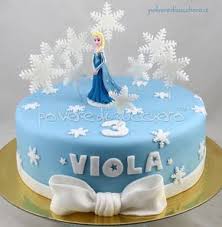 Torta Frozen In Pasta Di Zucchero Con Elsa Torte Torte A Tema Frozen Birthday Party