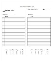 Download sample football score sheet templates free from score sheet. Score Sheet Template 29 Free Word Pdf Documents Download Free Premium Templates