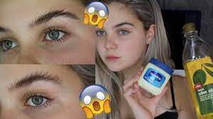 You can also apply vaseline on the whole brows and leave it overnight. How To Grow Your Eyebrows Eyelashes In 1 Day Youtube