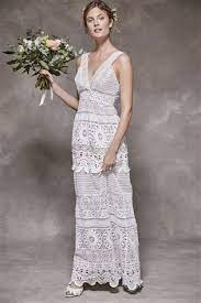 Ivory Crochet Lace Bridal Dress
