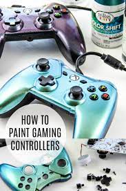 How To Paint Gaming Controllers Video Game Controller Game Controller Diy Video Game