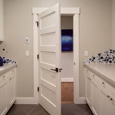 8 Foot 5 Panel Interior Doors Design Is Often Chosen In Modern Homes Craftsman Interior House Trim Home