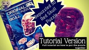 Maybe you would like to learn more about one of these? Bepuzzled 3d Crystal Puzzle Red Skull Tutorial Version Youtube