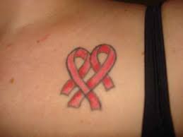 Breast cancer ribbon with thorns of a rose. 42 Cool Breast Cancer Ribbon Tattoos Designs