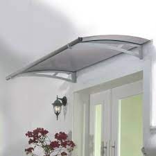 5 10 W X 4 D Dome Door Awning In Clear Window Awnings Door Awnings Patio Awning