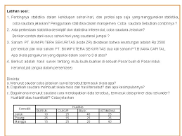 Bantuan statistik di dunia engineering tidak jauh berbeda dengan dunia lainnya. 1 Anto Dayan 1991 Statistika I Ii Erlangga