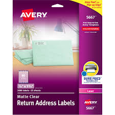 This is very necessary to avoid items from getting lost and misplaced. Avery Easy Peel Return Address Labels 2 3 X1 3 4 6 000 Labels 5155 43 64 Height X 1 3 4 Width Rectangle Laser White Paper 60 Forbes Office Solutions