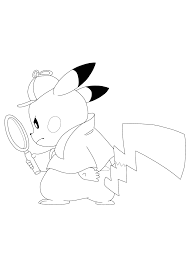 Detective pikachu coloring pages for kids, how to draw. Detective Pikachu Coloring Pages 2 Free Coloring Sheets 2020 Pikachu Coloring Pages Pikachu Coloring Page Pokemon Coloring Pages