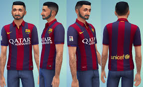Fc barcelona 2014 2015 handball shirt nike size s small jersey spain (14/15). Mod The Sims Fc Barcelona Home Jersey 2014 15 For Male Sims