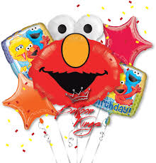 Elmo Bouquet Sesame Street Happy Birthday Party Supplies And Balloons Full Size Png Download Seekpng Cut, color, fold, and learn with printable activities to try at home.