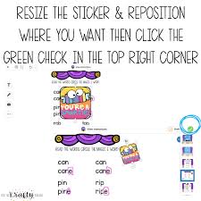 Essentially, it is an image file that is placed on top of an activity or. How To Add Digital Stickers In Seesaw The Krafty Teacher