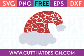 Free transparent winter hat vectors and icons in svg format. Free Svg Files Santa Hat Archives Cut That Design