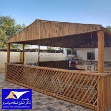 عمل وتركيب مظلات سعف النخيل Outdoor Decor Garden Design Outdoor