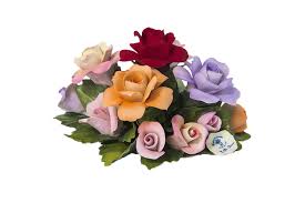 Rose buds crochet kerongsang corak percuma oleh alla koval designs teruskan ke 5 dari 9 di 08 dari 09 bunga crochet bookmark percuma corak. Amazon Com Porcelain Centerpiece Handmade And Handpainted Roses In Capodimonte Style Made In Italy By Unionporcelain Handmade Products