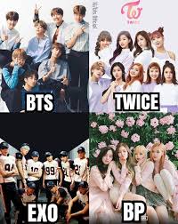 Seit koreanische gruppen wie blackpink und twice auch hierzulande immer beliebter werden, ist der look nicht mehr wegzudenken. Bts Twice Exo Or Blackpink Bts Twice Blackpink And Bts Blackpink