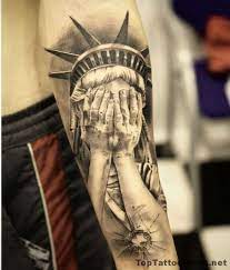 Although the get what you get (gwyg) method was created by justin shaw at faith tattoo in santa rosa, california around 2004, ellis believes idle hand was the first place. Statue Of Liberty Tattoo