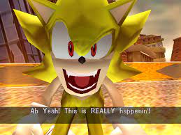Sonic will transform into super sonic after some time into the next game. Sonic Hell