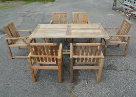 Maybe you would like to learn more about one of these? Vintage Outdoor Garden Teak Dining Table And Chairs Set At 1stdibs