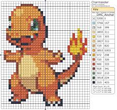 004 Salameche Pokemon Salameche Pokemon Point De Croix