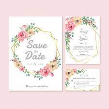 Baixe Uniao Floral Feliz Do Cartao Do Convite Do Jardim Do Cartao De Casamento Detalhe Do Rsvp Gratuitamente Wedding Cards Happy Wedding Garden Invitations