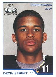 RARE BIG-33 Devin Street XRC COWBOYS COLTS Pitt-PANTHERS