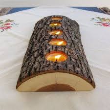 Easy Diy Wood Projects For Beginners For More Wood Craft Ideas Visit Http Diyhomedecorguide Com Unique Candle Holders Wood Crafts Wood Projects For Beginners