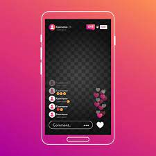 Live Stream Instagram Interface Concept Free Vector Freepik Freevector Technology Phone Social Media Instagram Instagram Template Instagram Vector Free