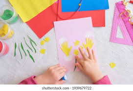 Who says you can't use unconventional paper sources for cardmaking? Image Shutterstock Com Image Photo Child Making