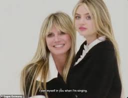 The privacy of her family is. Heidi Klum Posts A Stunning Mirror Selfie With Her Lookalike Mother And 16 Year Old Daughter Leni Daily Mail Online